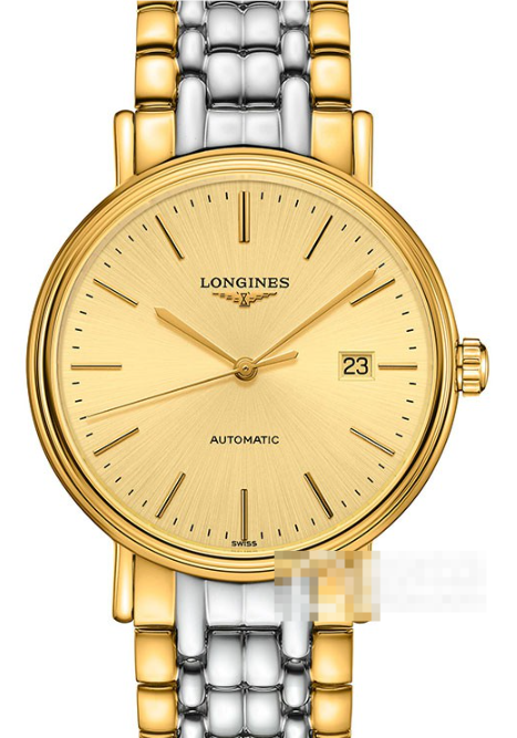 LONGINESレプリカ時計 L4.922.2.32.7、黄金のエレガンスが手首に灯る静かな灯